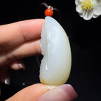 和田玉籽料观音挂件（43.2g）