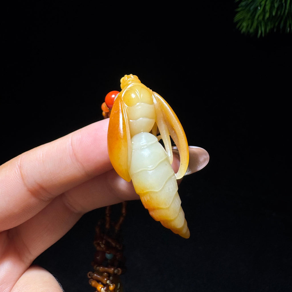 和田玉籽料甜甜蜜蜜（13.5g）
