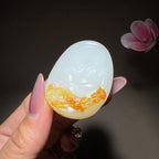 和田玉籽料观音挂件（35.1g）