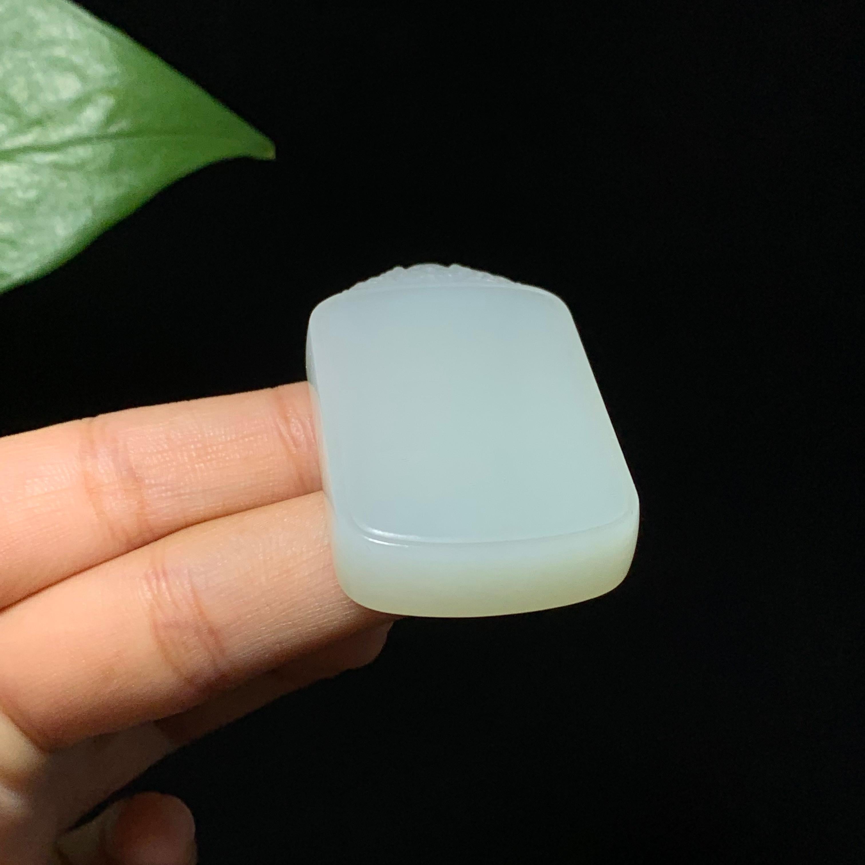 精品和田山料白玉无事牌（36.0g）
