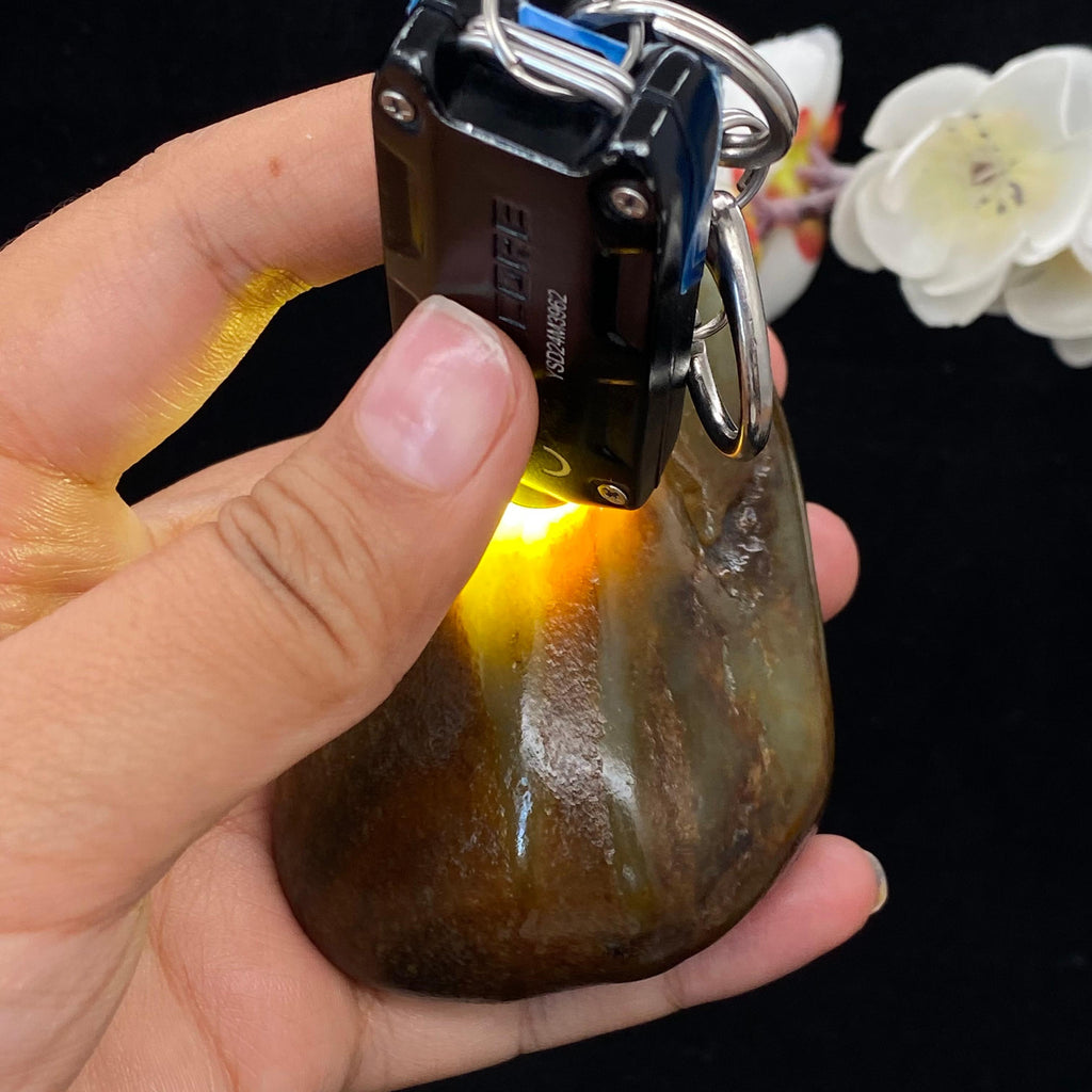 和田玉聚黄皮籽料（293g）