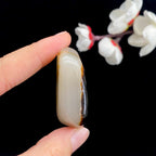 和田玉黑红皮籽料挂件（26.1g）