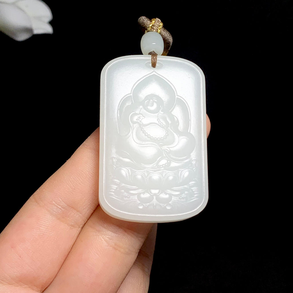 和田山料白玉佛公挂件（36.2g）