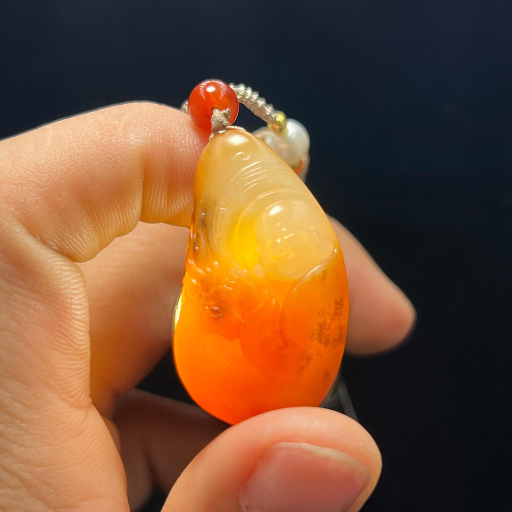 和田玉籽料弥勒佛（15.0g）