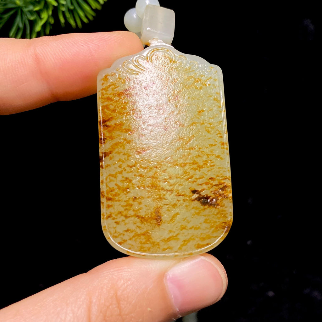 和田玉籽料无事牌（45.8g）