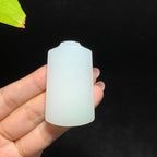 和田山料白玉带翠无事牌（32.5g）