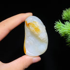 和田玉籽料龙行天下（54.7g）