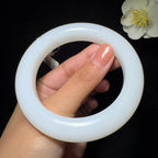 和田玉精品白玉手镯（80.8g）