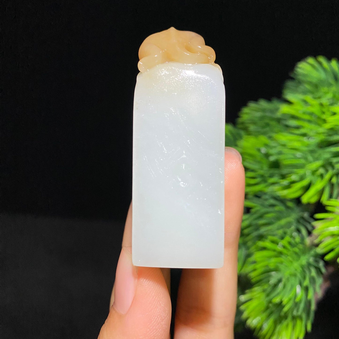 和田糖白玉印章（52.9g）