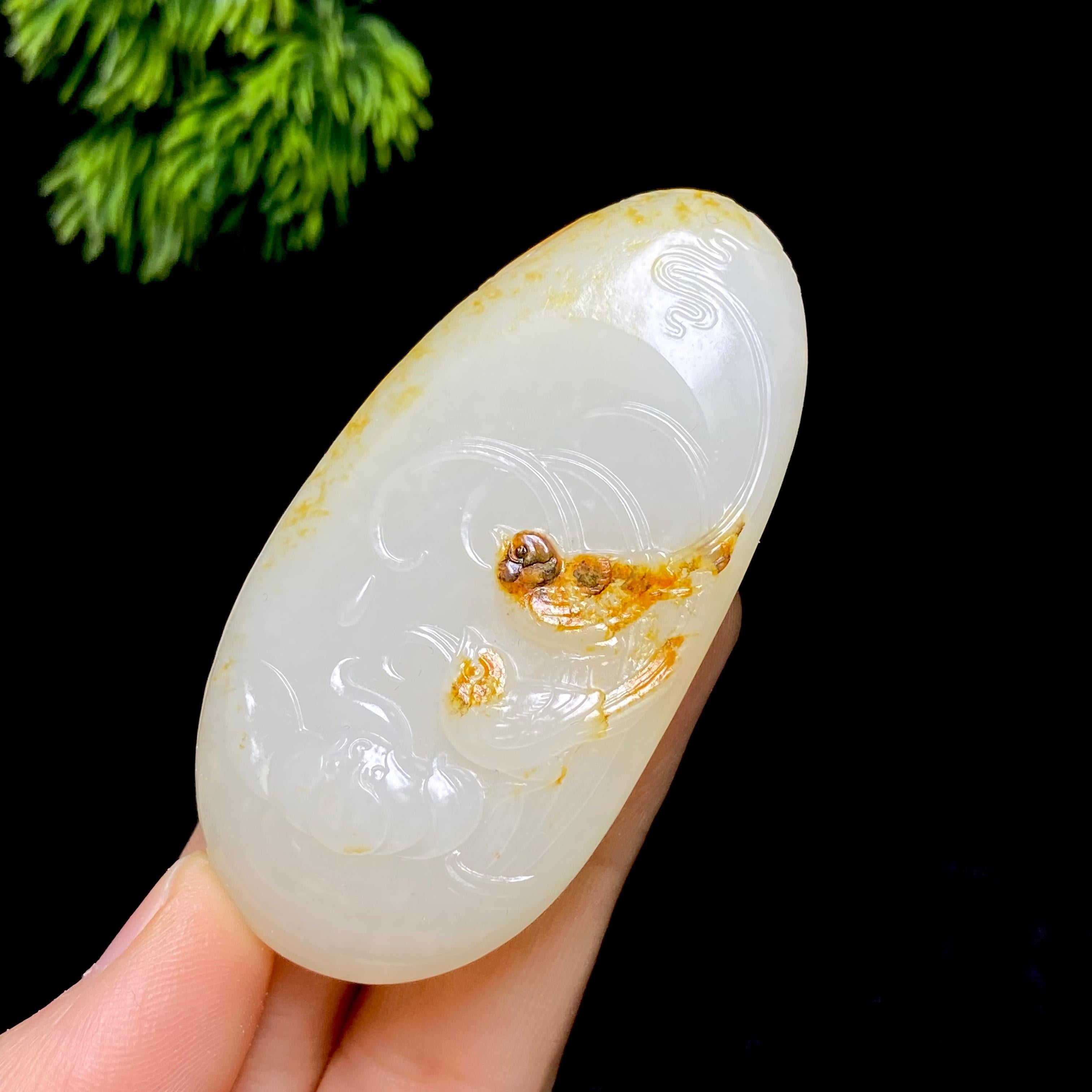 和田玉籽料喜事连连（56.2g）