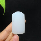 和田山料白玉无事牌挂件（37.7g）