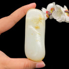 和田玉洒红皮籽料（193.4g）