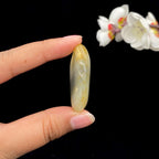 和田玉聚红皮青花底籽料挂件（19.5g）