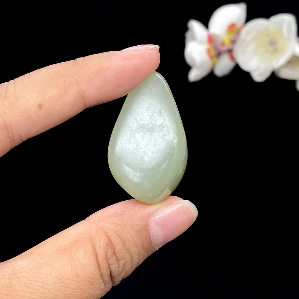 和田玉青白玉籽料挂件（18.3g）
