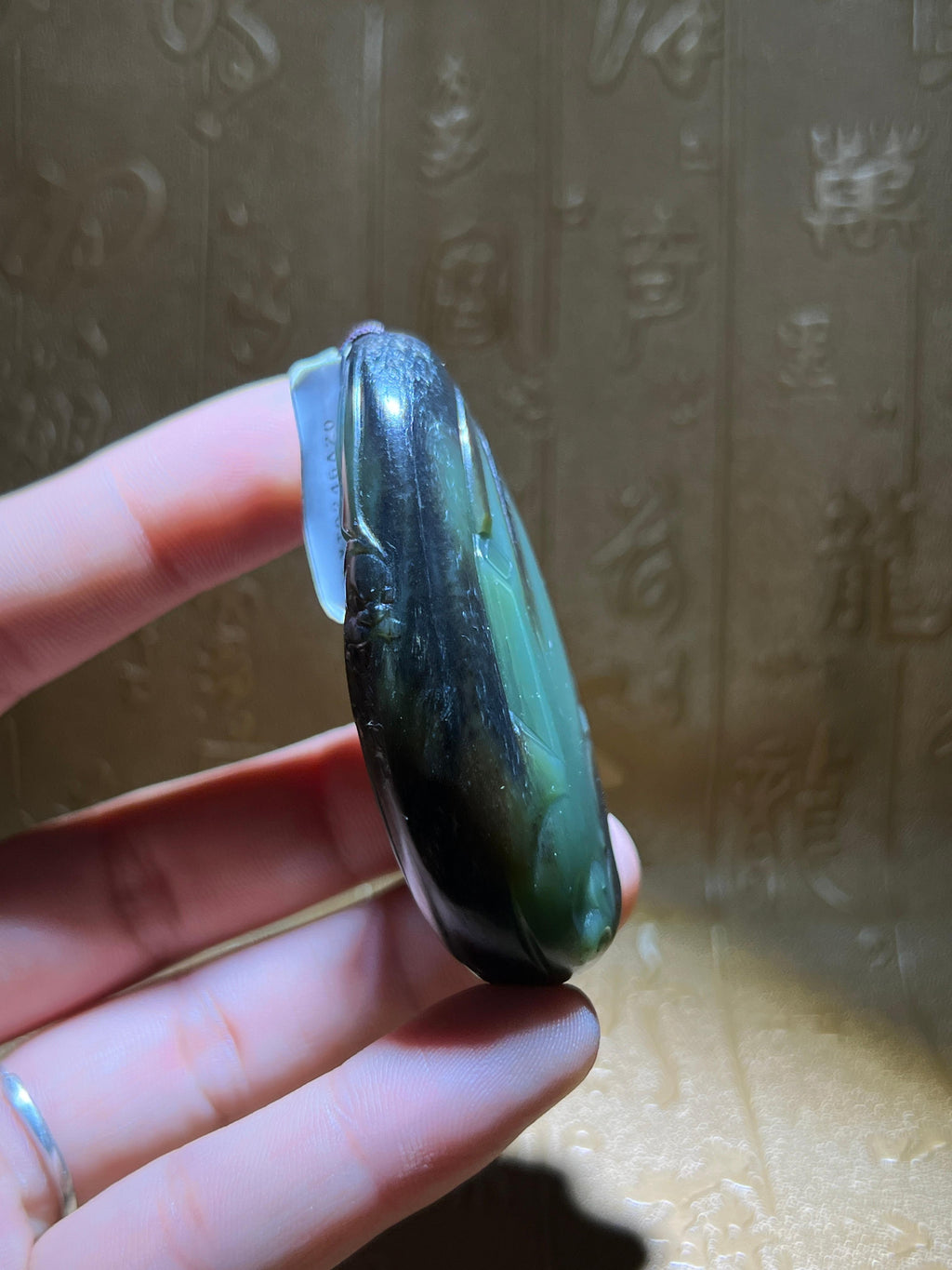 和田玉籽料关公（75.9g）