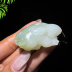 和田玉籽料白玉兔子（46.0g）
