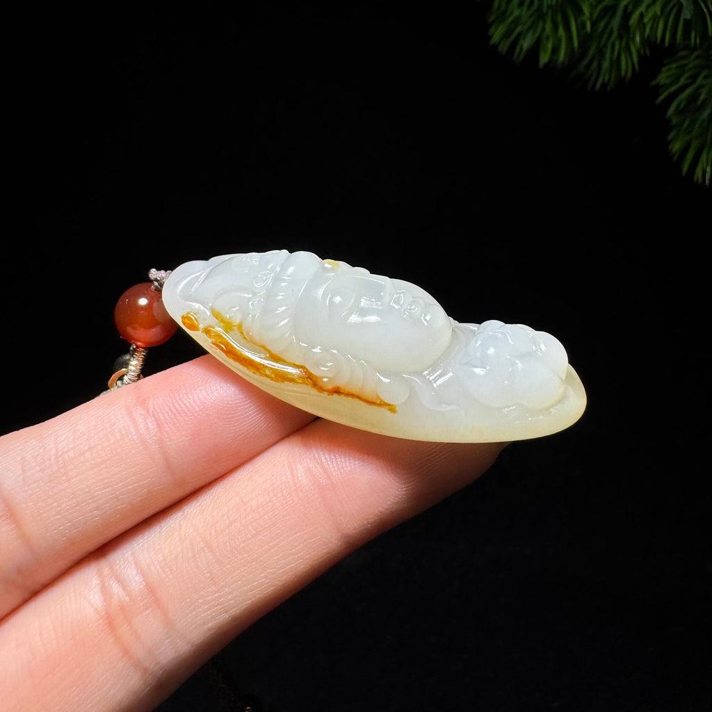 和田玉籽料观音（26.0g）
