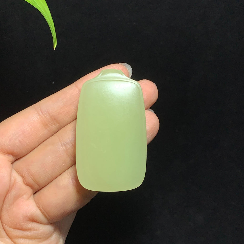和田山料黄口无事牌挂件（50.0g）