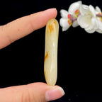 和田玉洒金皮籽料挂件（22.6g）