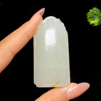 和田玉籽料无事牌（43.3g）