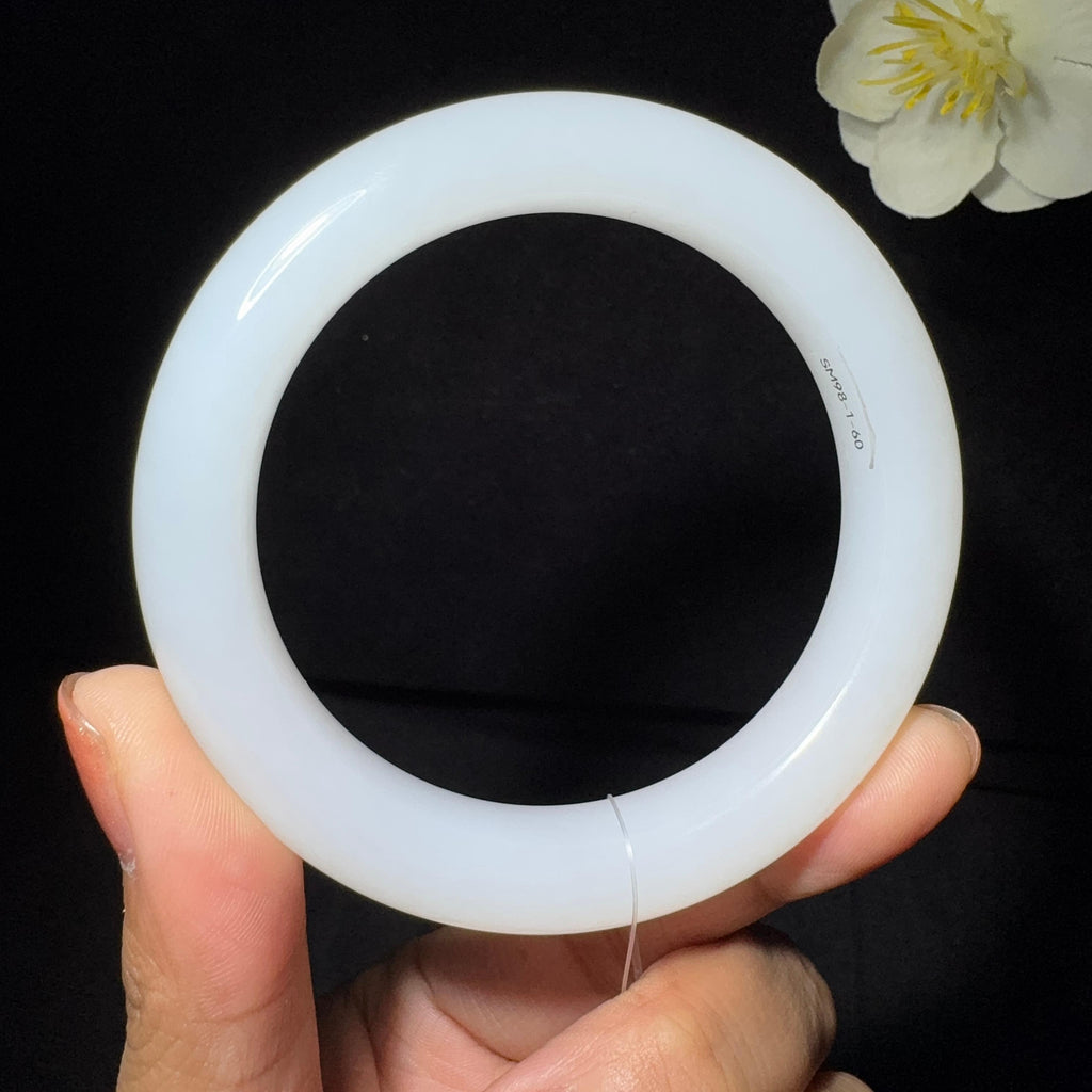 和田玉羊脂白玉手镯（60.3g）