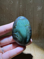 和田玉籽料关公（75.9g）