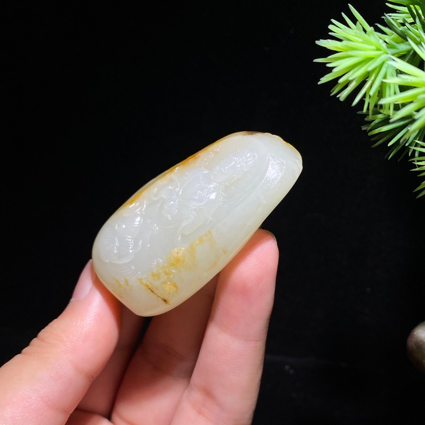 和田玉籽料观音（44.6g）
