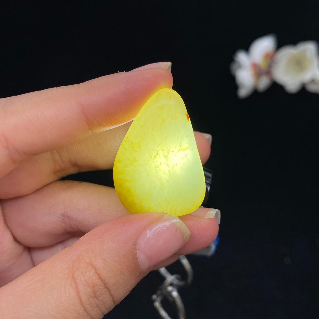 和田玉黄皮籽料吊坠籽（9.5g）
