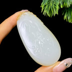 和田玉籽料老子出关挂件（53.9g）