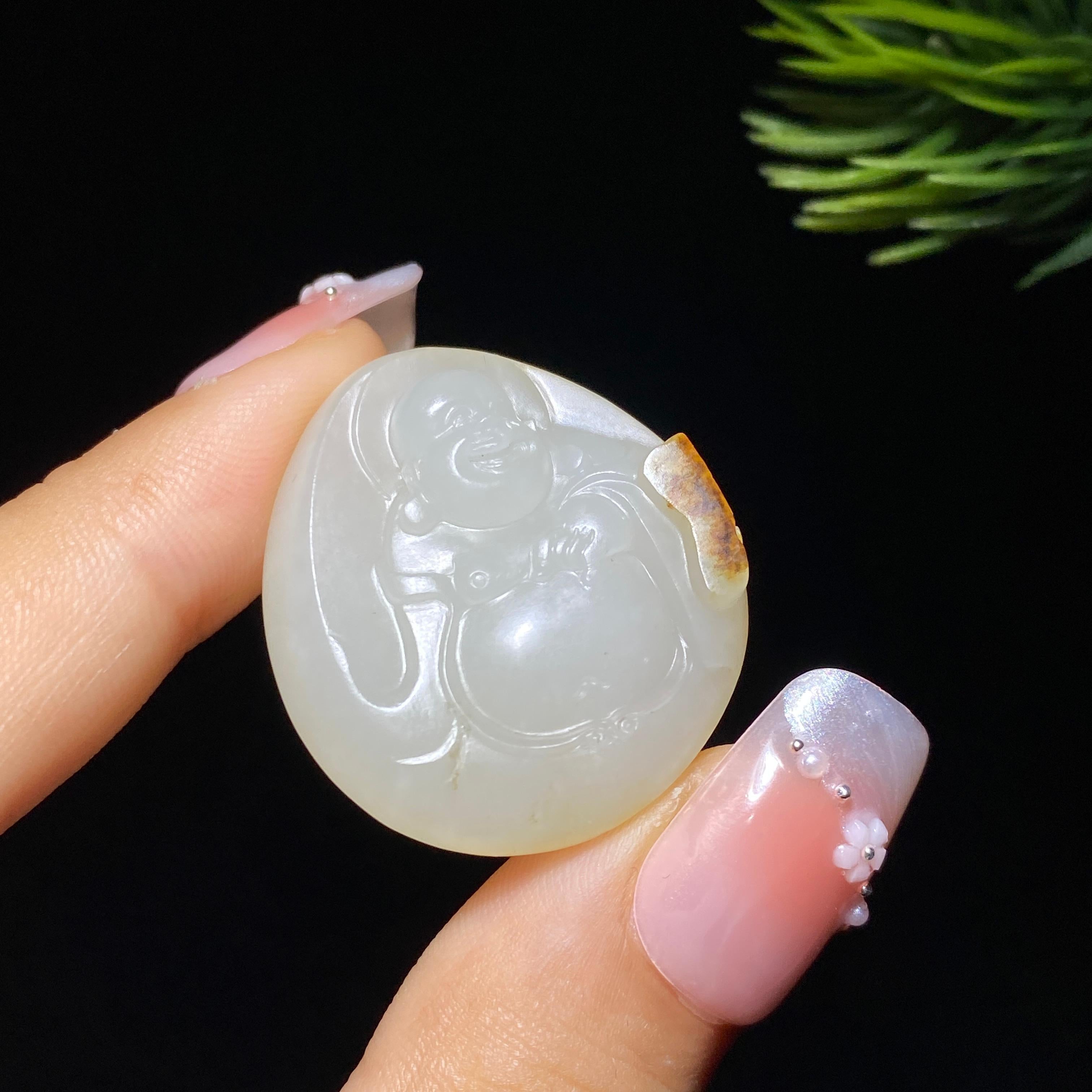 和田玉籽料佛公（14.9g）