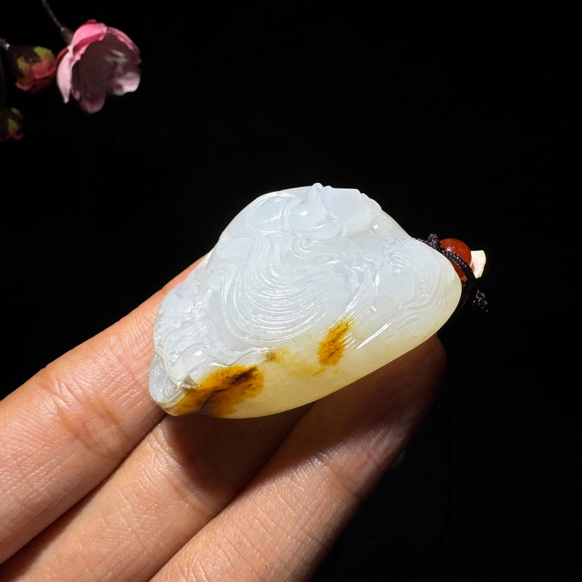 和田玉籽料白玉关公（47.0g）