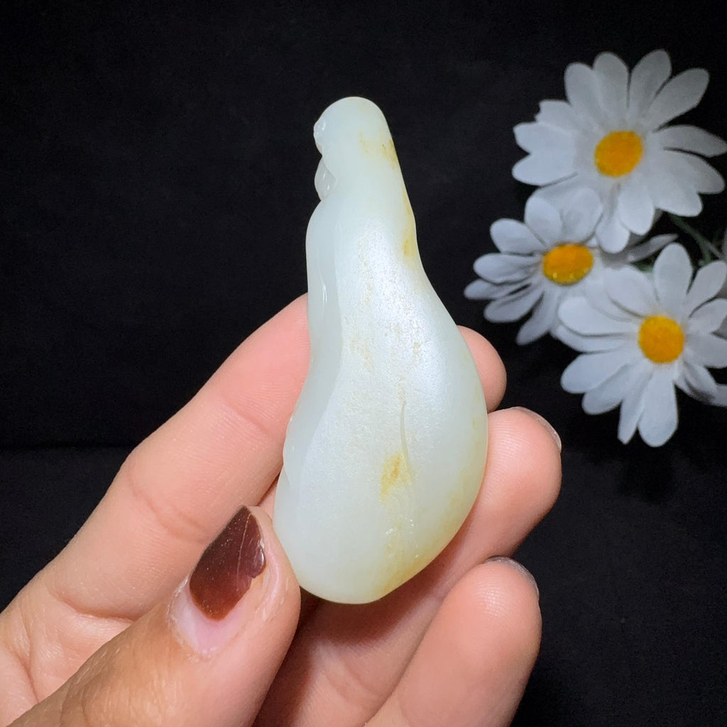 和田玉籽料挂件玉贵人（32.0g）