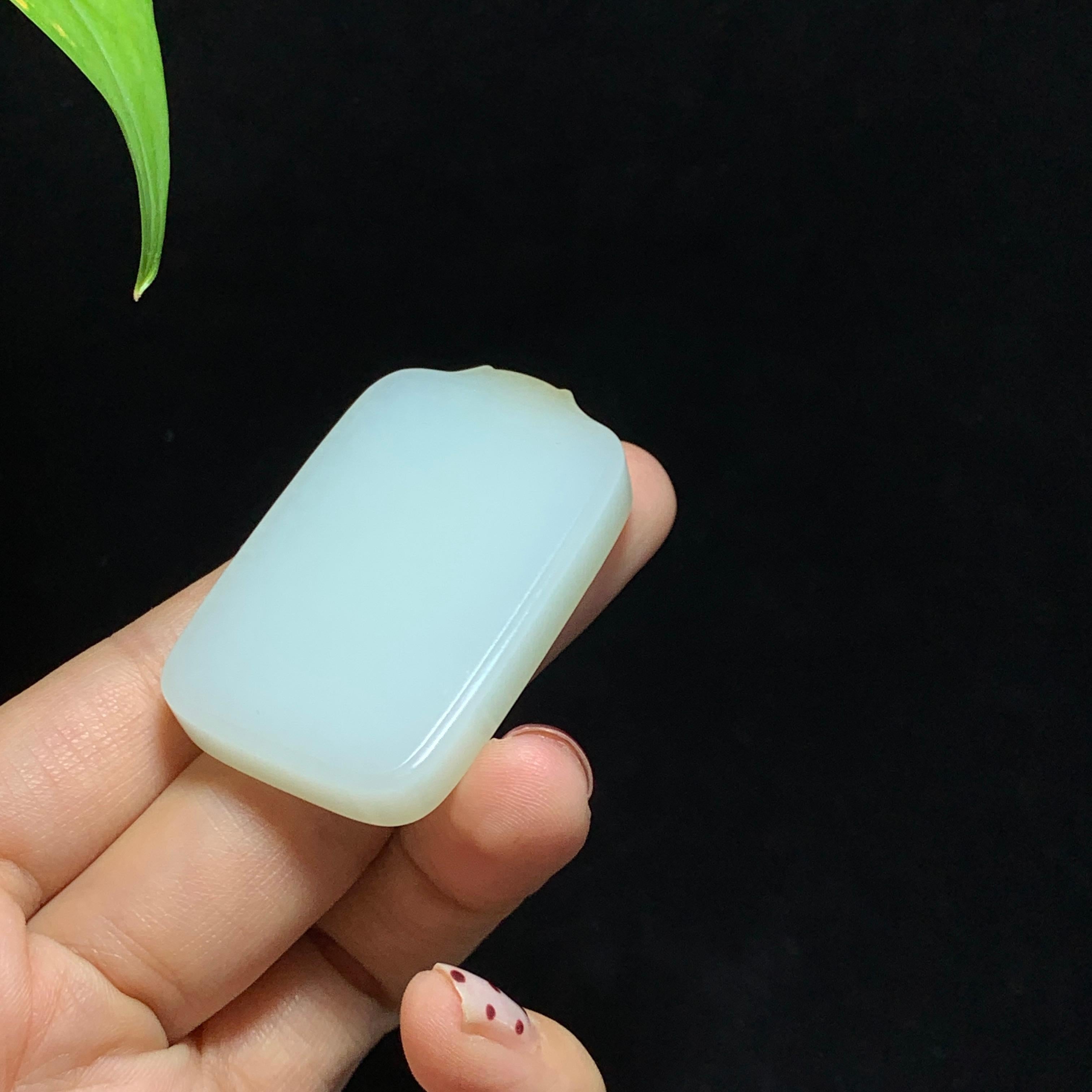 和田糖白玉无事牌（32.8g）