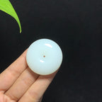 和田山料羊脂白玉平安扣挂件（36.7g）