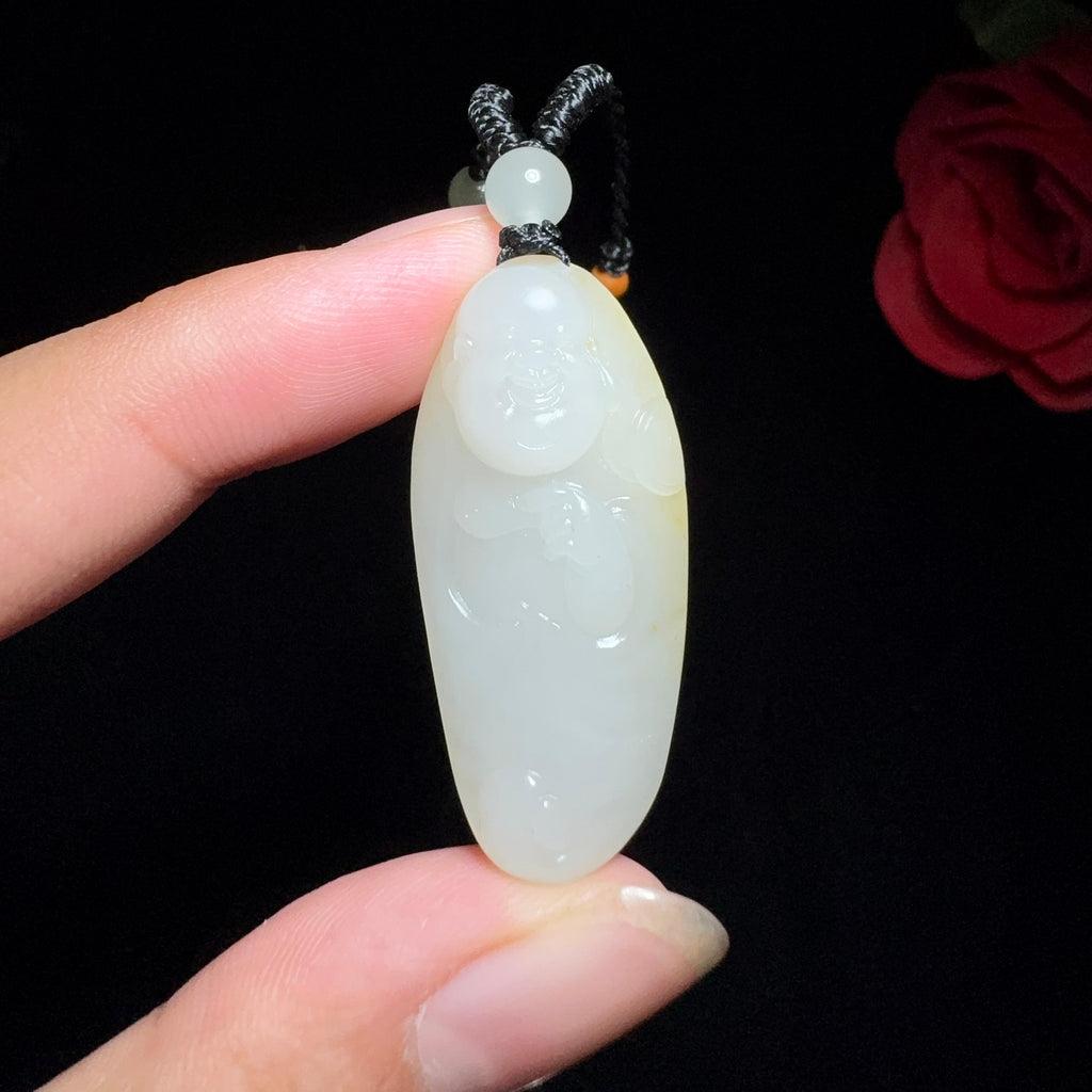 秒杀和田玉籽料佛公挂件（7.3g）
