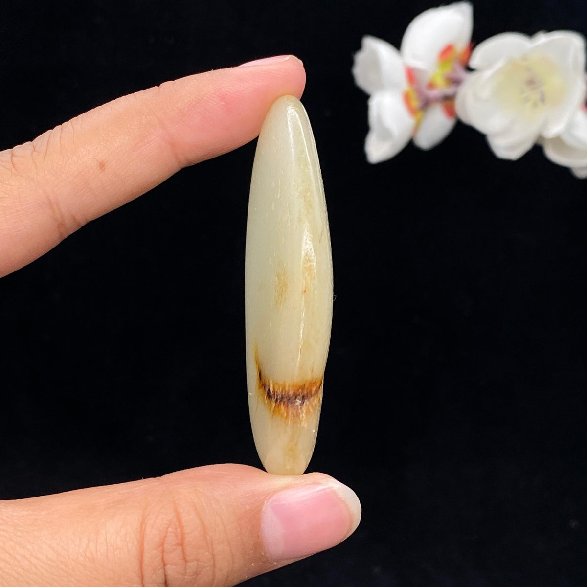和田玉黄皮籽料（43.6g）