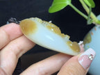 新疆和田玉且末糖白羊脂玉年年有余（66.2g）