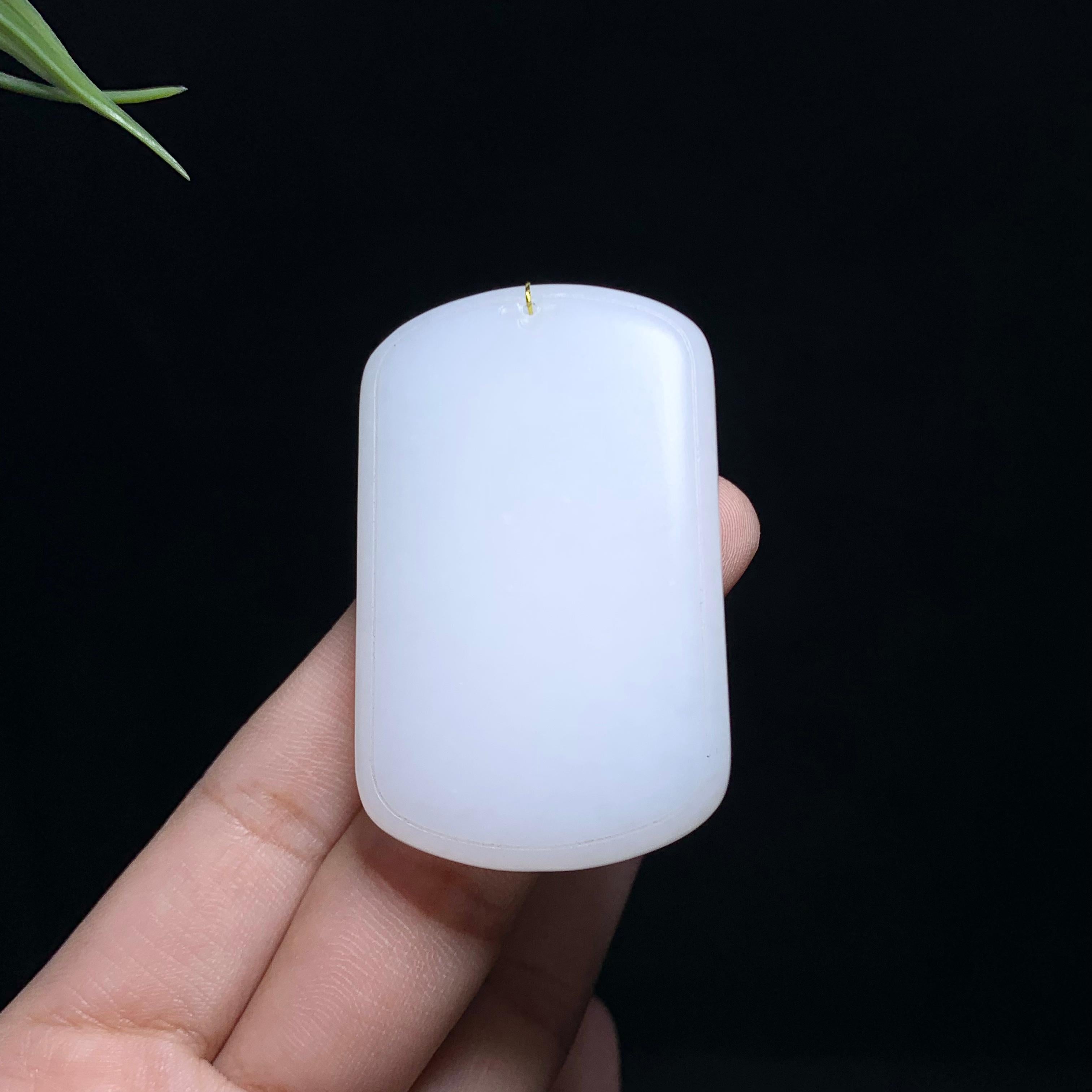 和田山料白玉无事牌（36.5g）