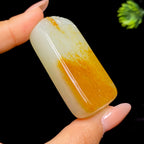 和田玉籽料无事牌（58.3g）