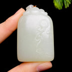 和田玉籽料无事牌（65.9g）