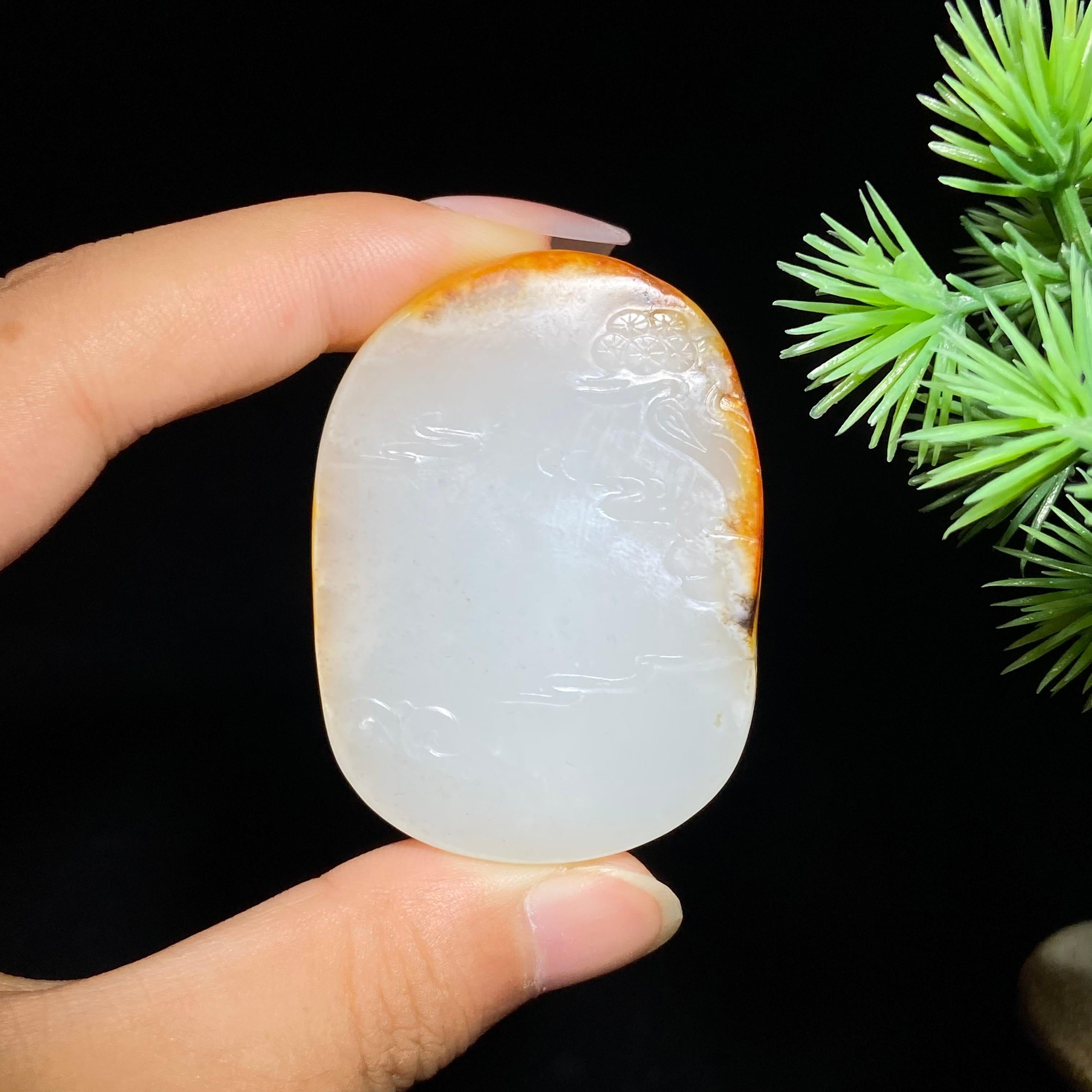 和田玉籽料观音（36.2g）