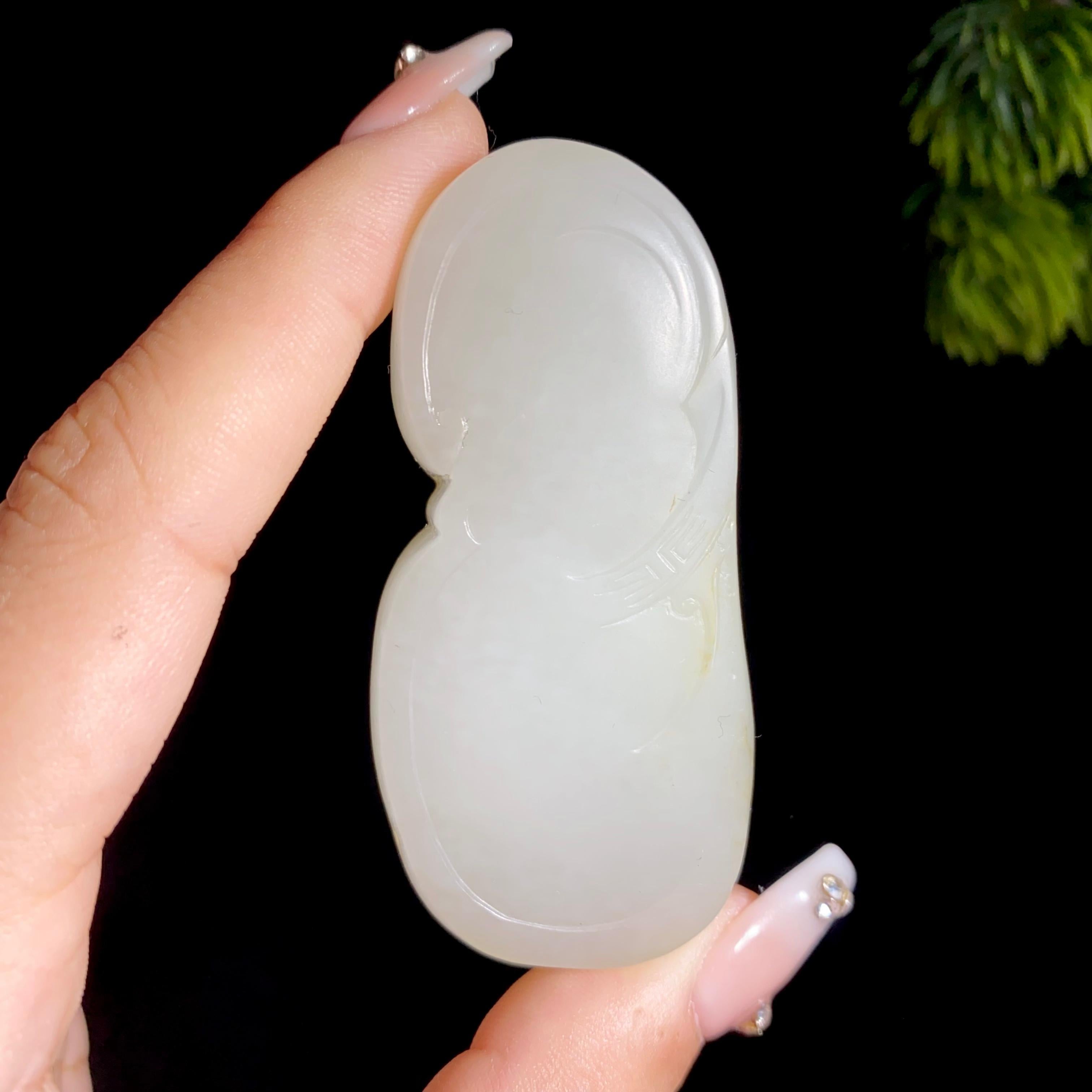 和田玉籽料观音（67.3g）