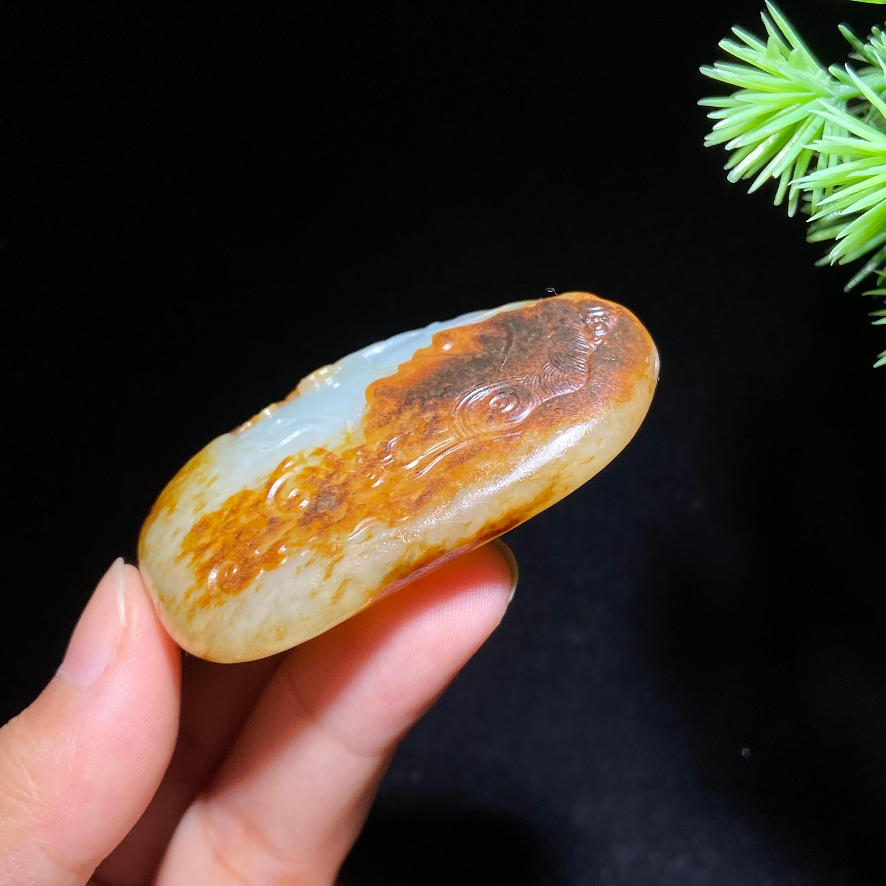 和田玉籽料悟道（54.2g）