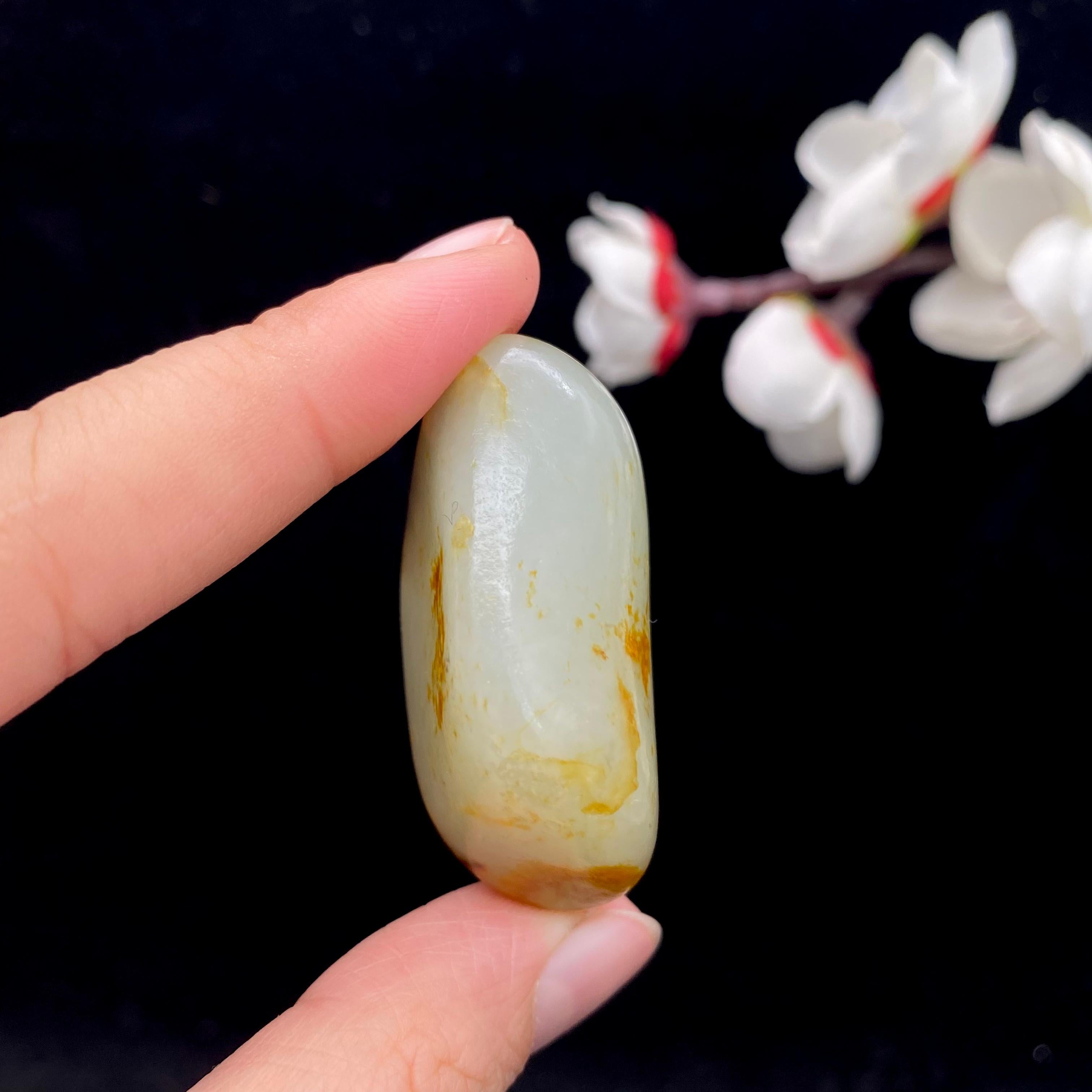 和田玉黄皮籽料原石（31g）