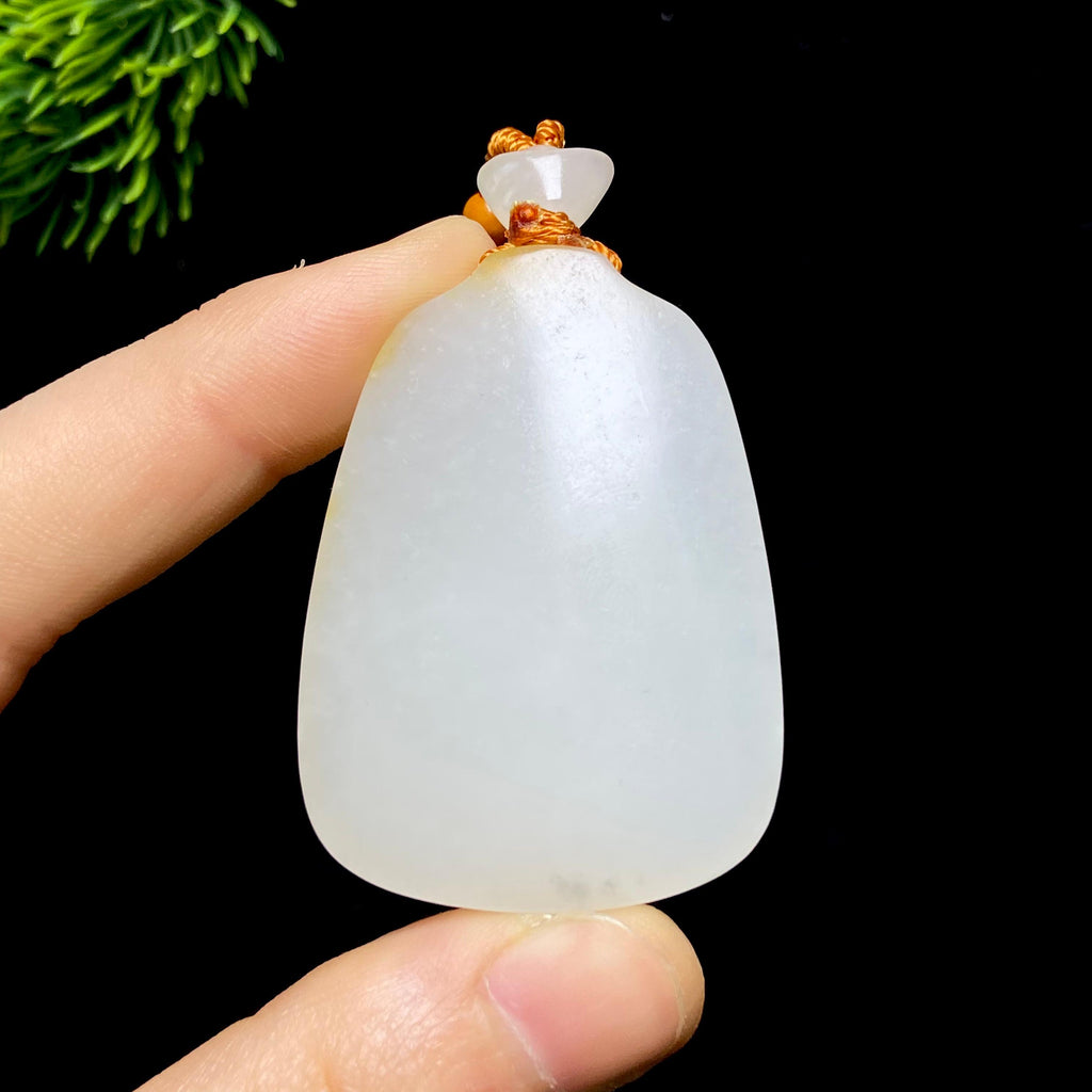和田玉籽料无事牌（28.8g）