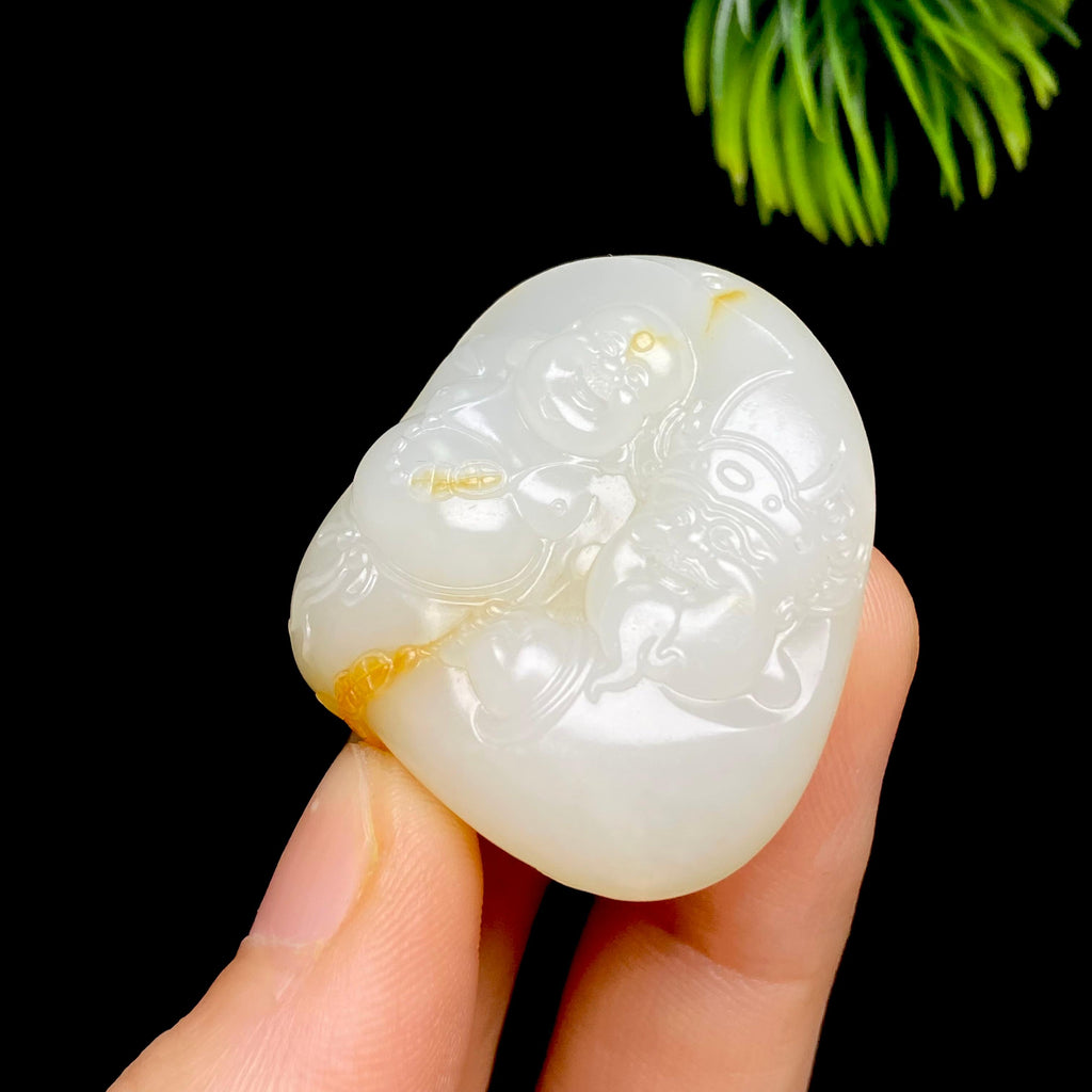 和田玉籽料财富相伴（29.7g）
