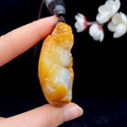 和田玉籽料【龙挂件】（84.9g）