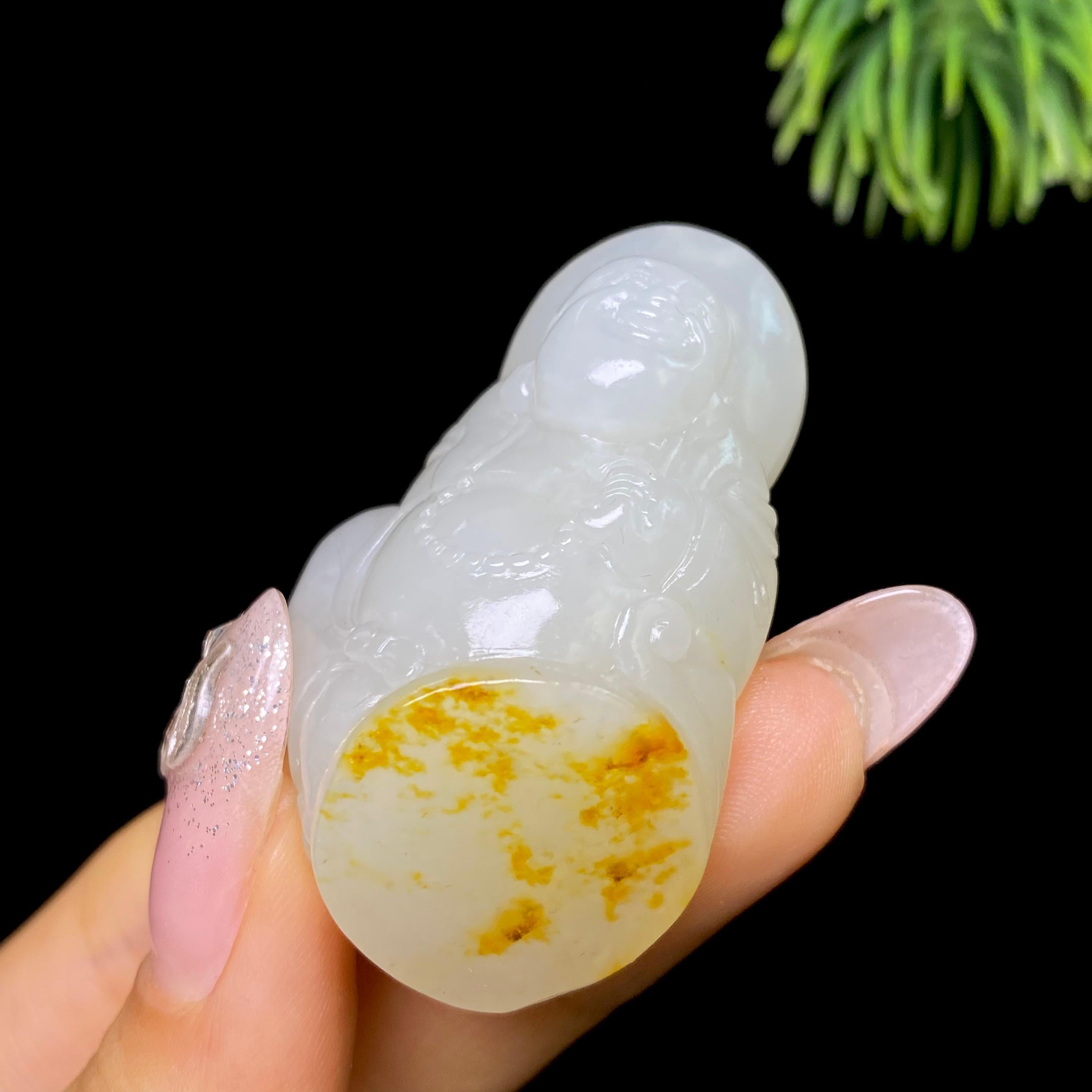 和田玉籽料佛公（31.1g）