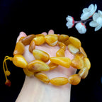 和田玉黄沁皮【精品项链】（114.1g）