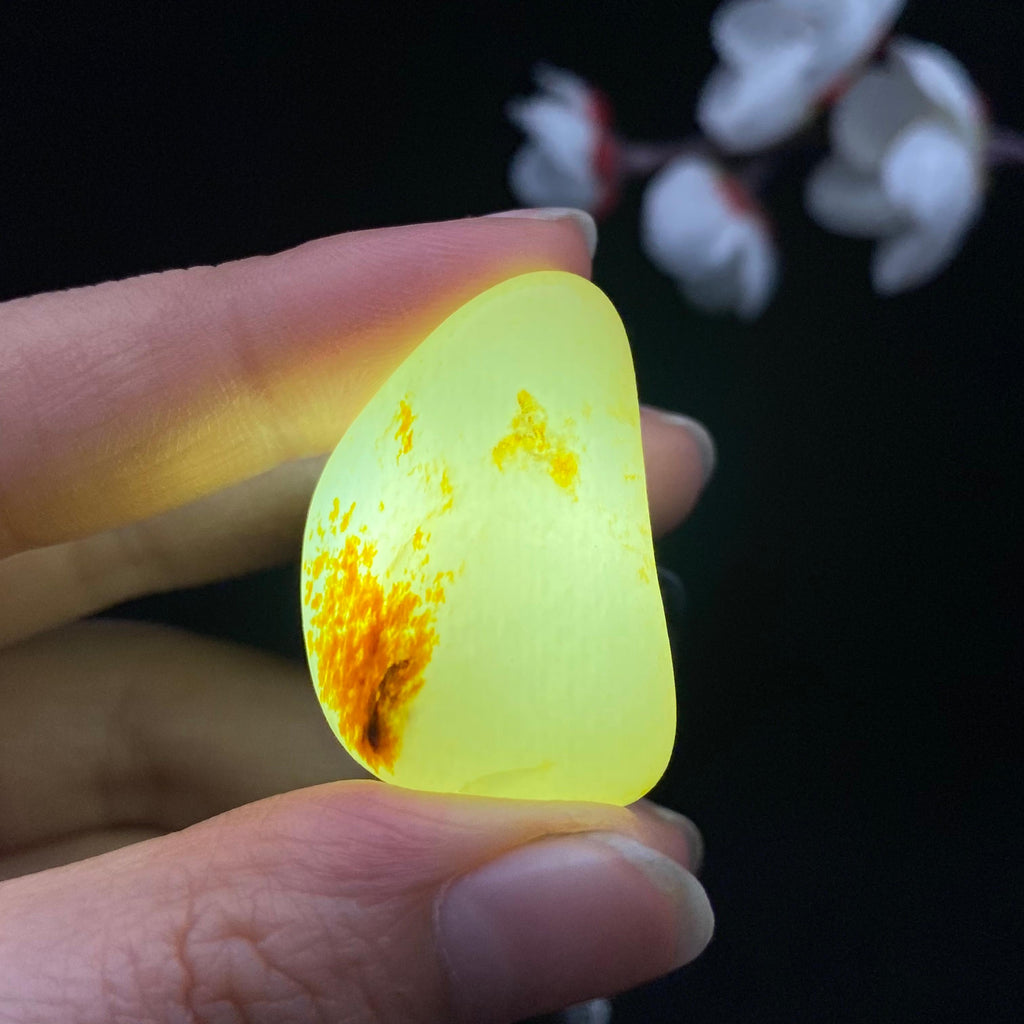 和田玉洒红皮籽料（16.8g）